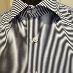 Three Suitsupply Striped Dress Shirts